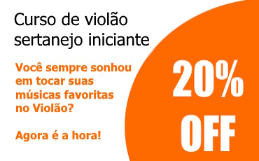 Promoção Curso de Violão Sertanejo